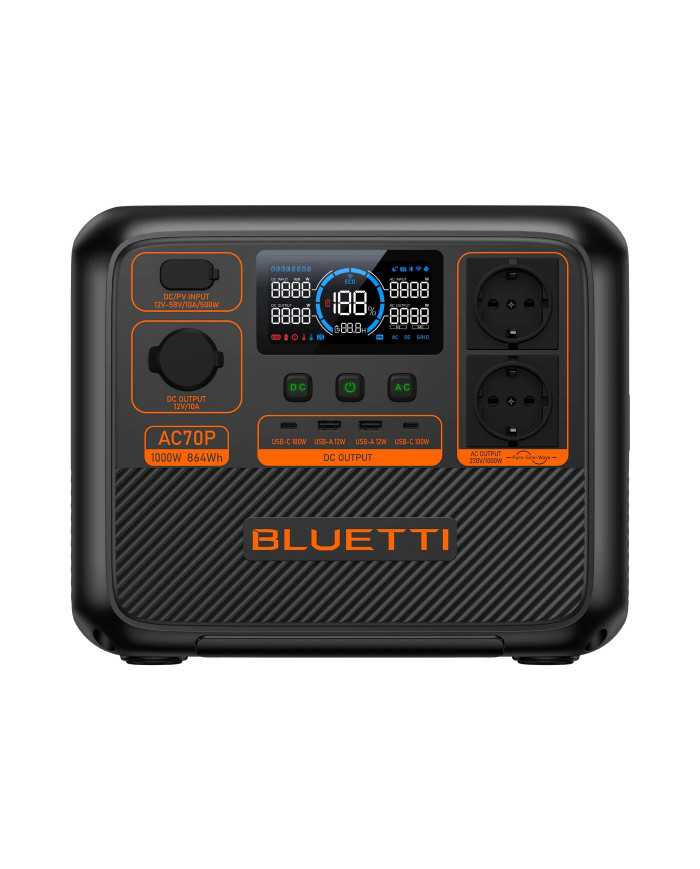 Estación de energía Bluetti AC70P|emovethings Estación de energía Bluetti AC70P|emovethings