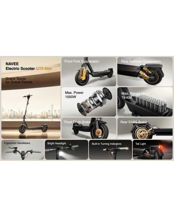 Patinete eléctrico Navee GT3|emovethings