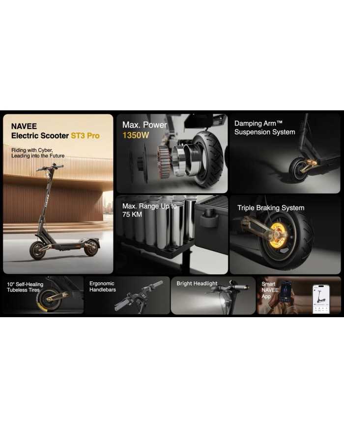 Patinete eléctrico Navee ST3|emovethings Patinete eléctrico Navee ST3|emovethings