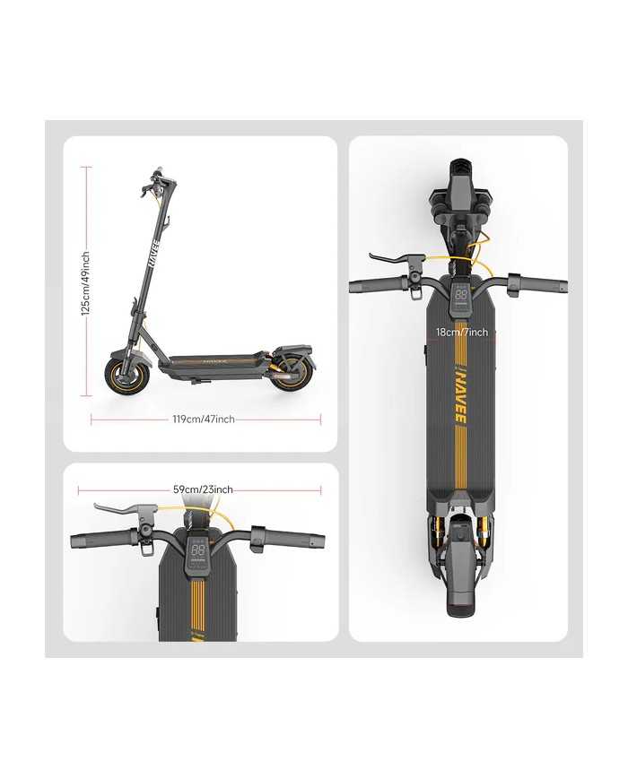 Patinete eléctrico Navee GT3|emovethings